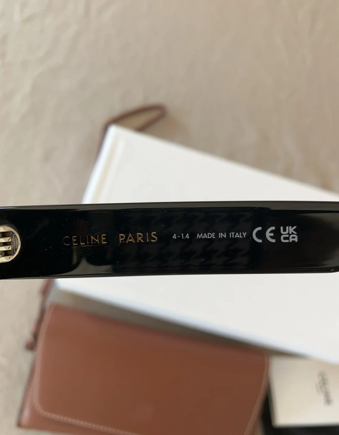 Céline Triomphe 01 Black Acetate Sunglasses