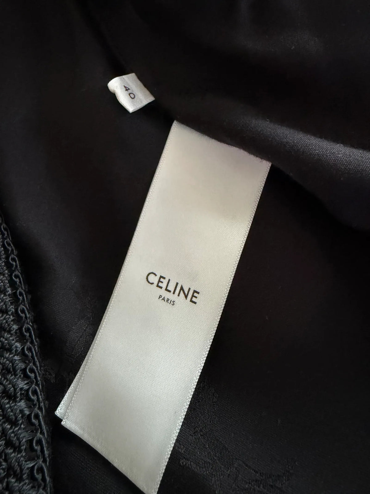 Céline Chasseur In Bouclé Tweed, 2v00c764l.38no.-kavaj NWOT