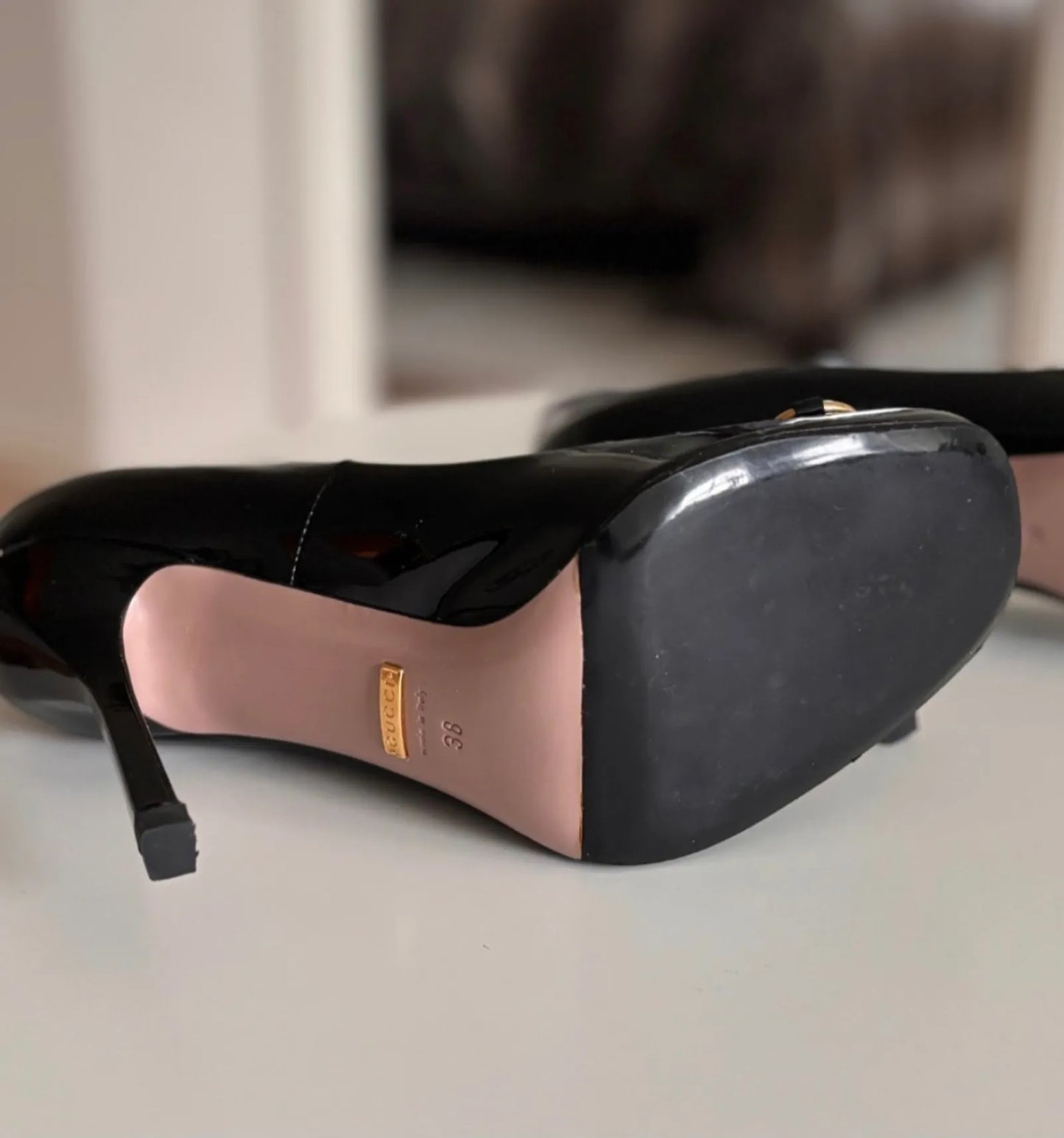 Gucci Horsebit-skinnklackar NWOT