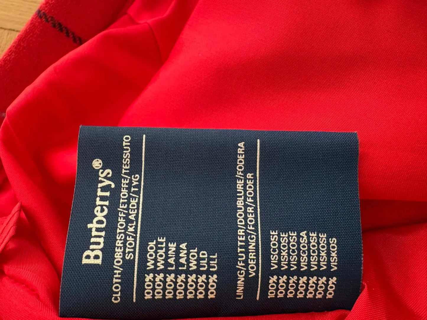 Burberry-ullkjol