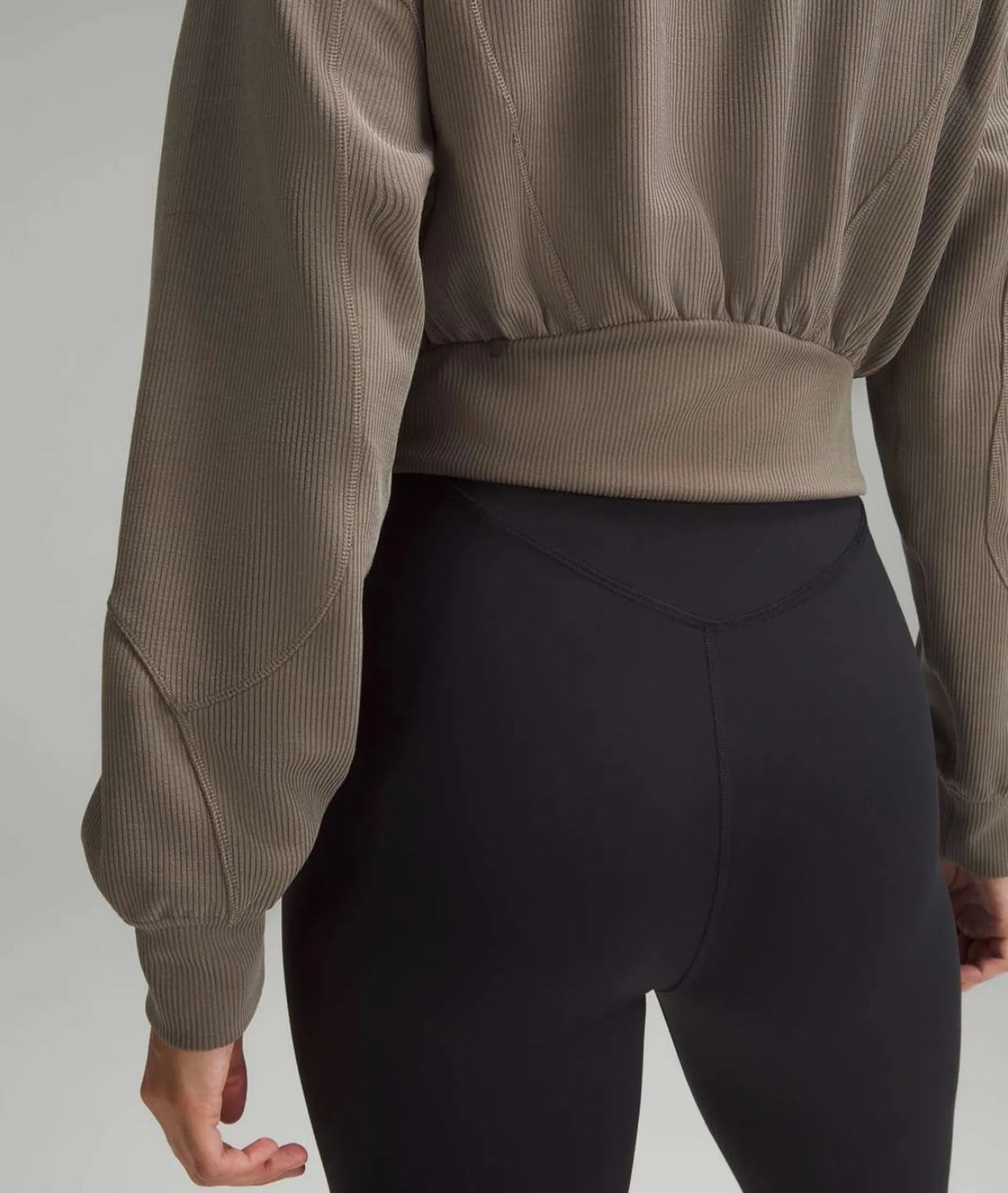 Lululemon Ribbed Softstreme Cropped-väst NWOT