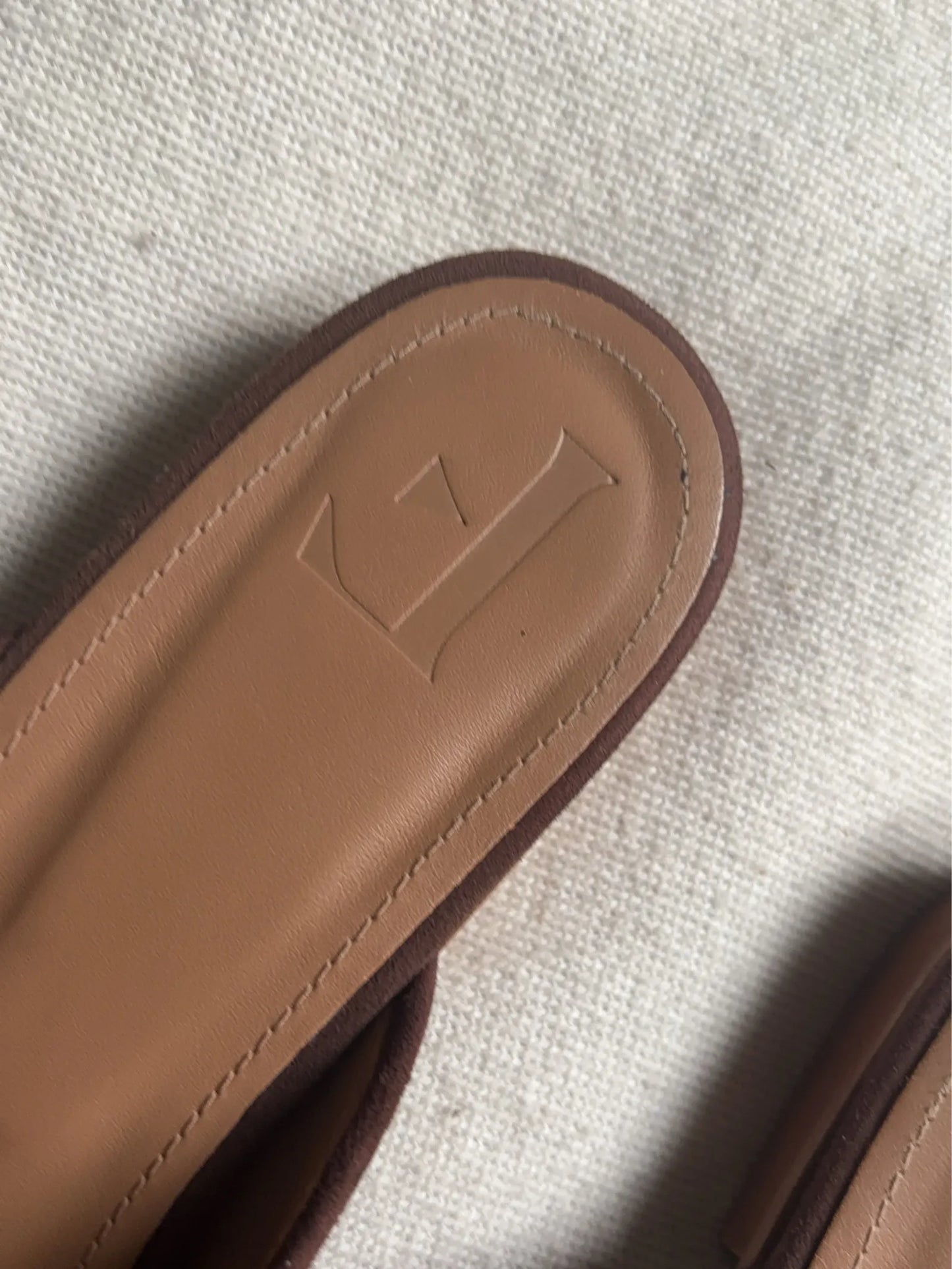 Flattered Malva Suede Brown-sandaler