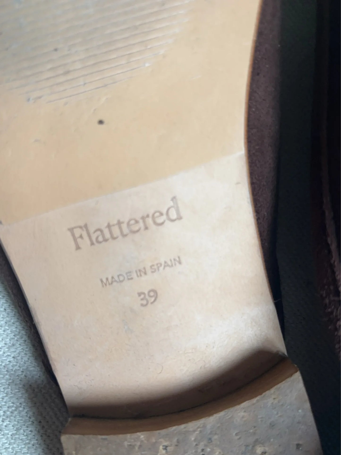 Flattered Malva Suede Brown-sandaler