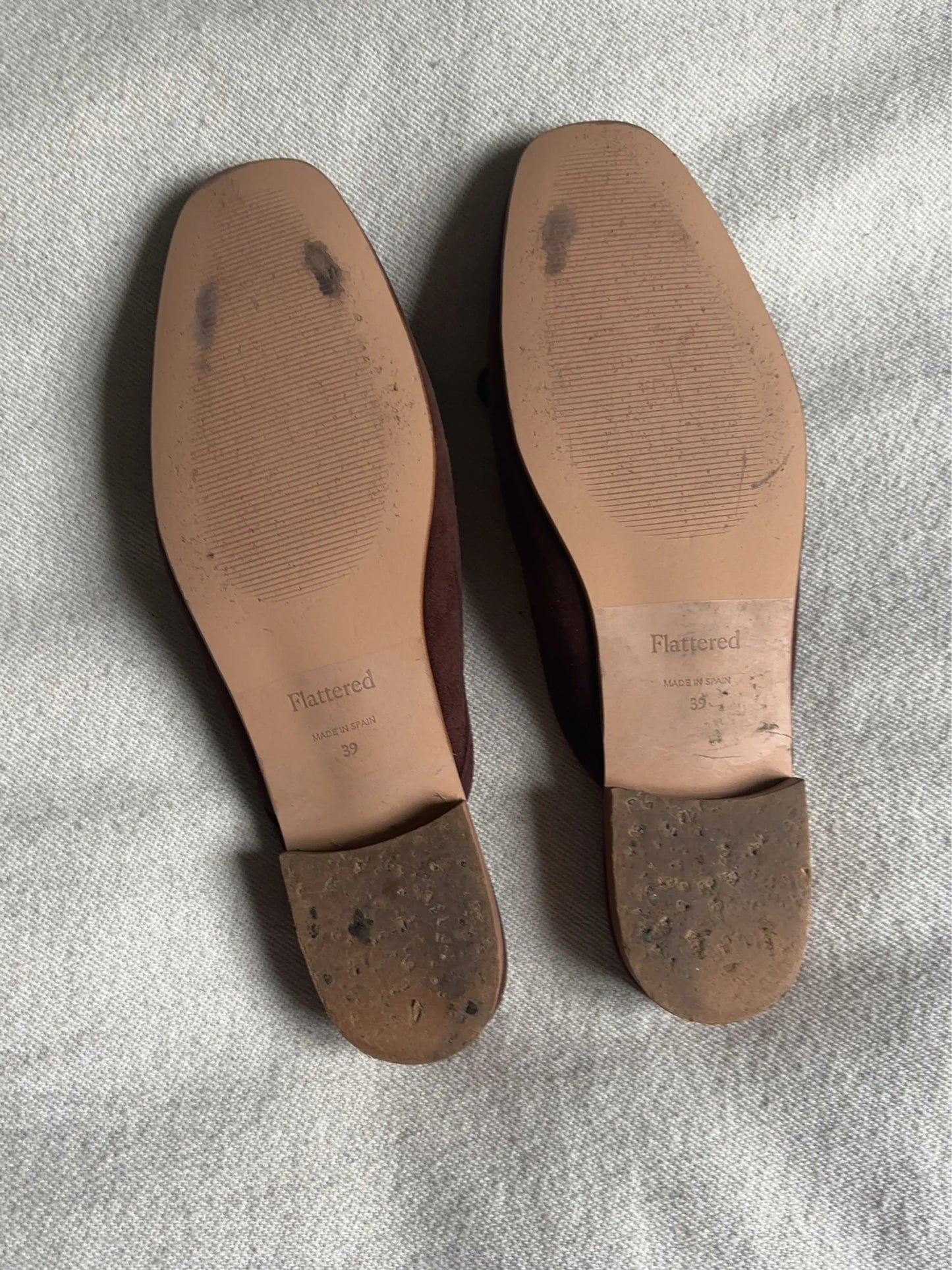 Flattered Malva Suede Brown-sandaler