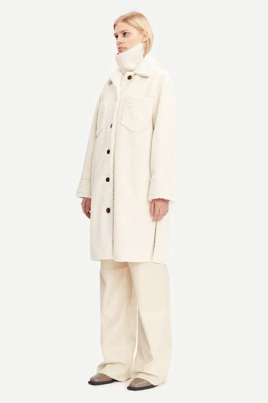 Samsøe Samsøe Diora - Whisper White-jacka