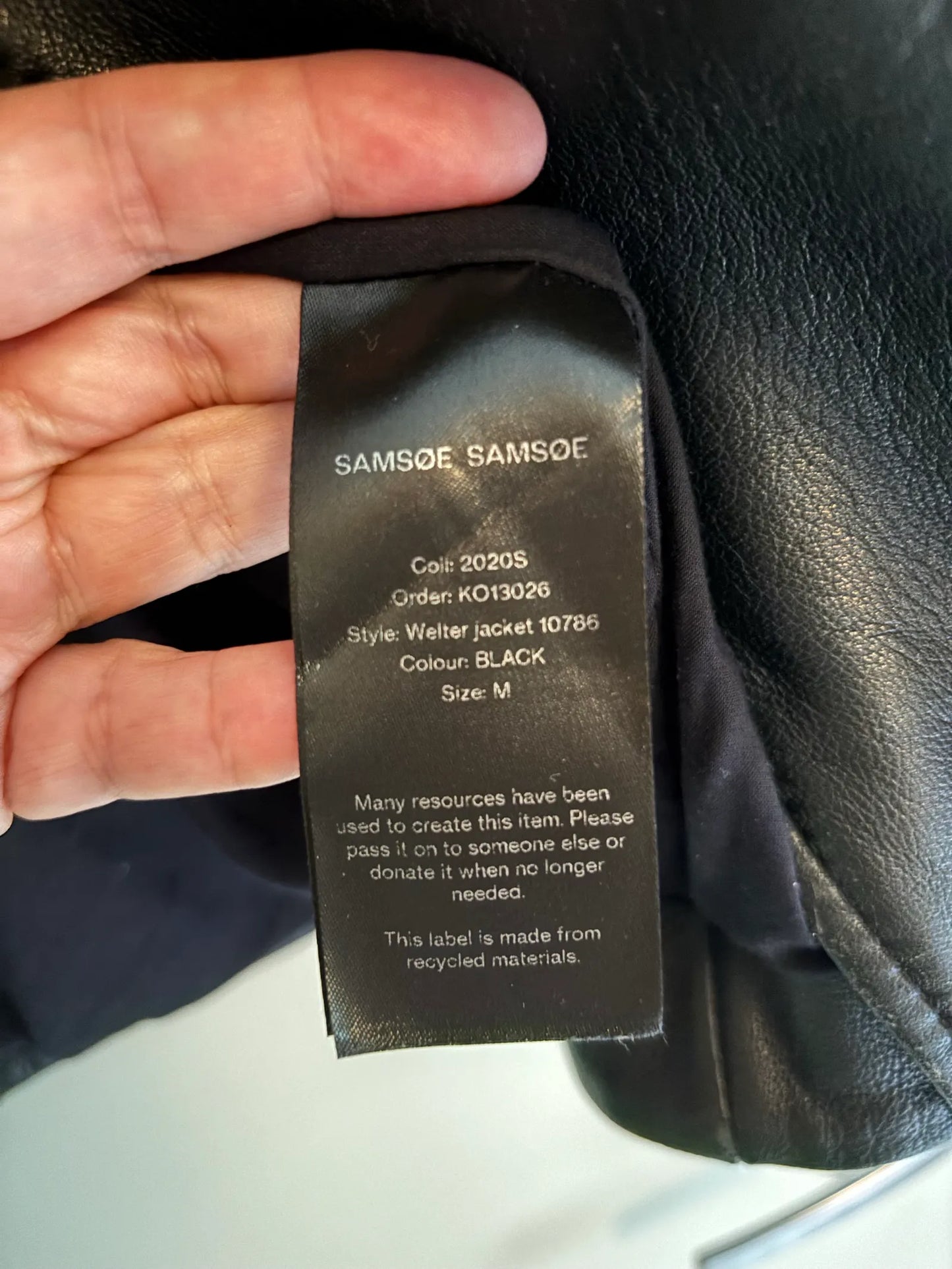 Samsøe Samsøe Leather jacket
