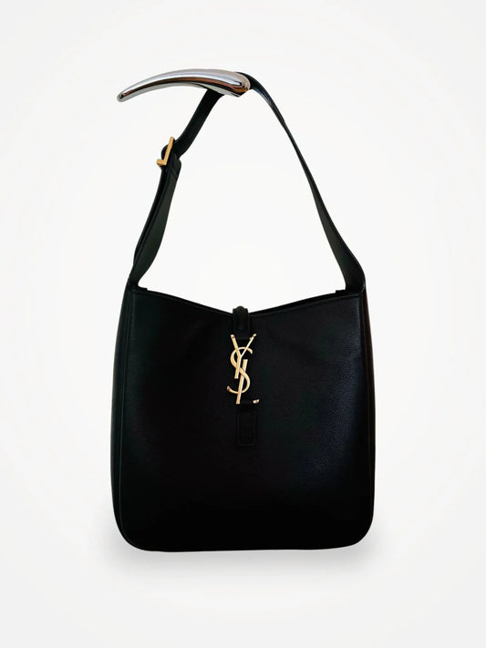 Saint Laurent Le 5 À 7 Supple Small In Smooth Leather Handbag