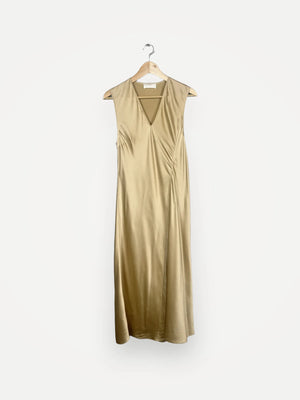 A Day's March Mandel Silk Satin-sidenklänning