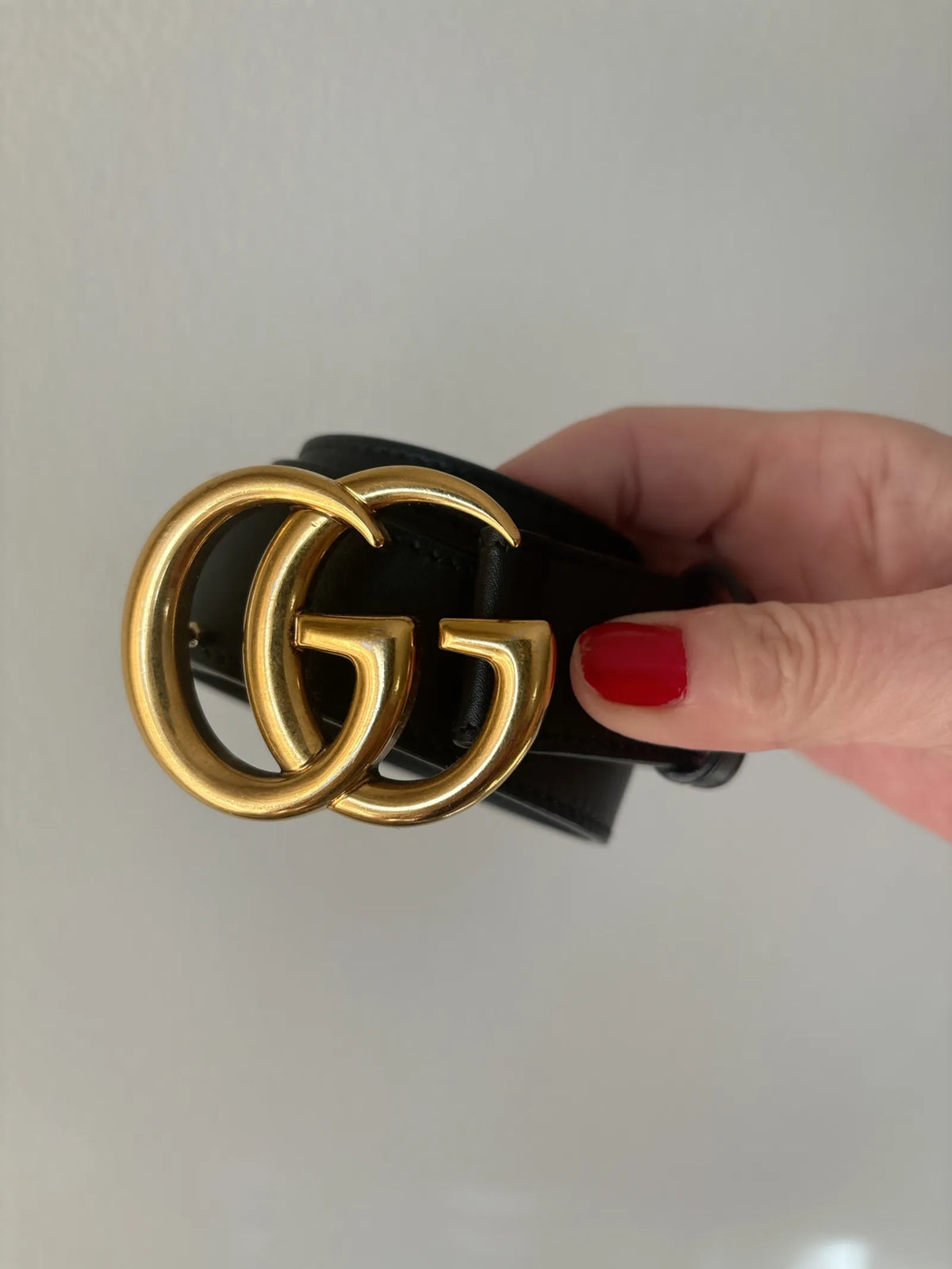 Gucci-skinnbälte