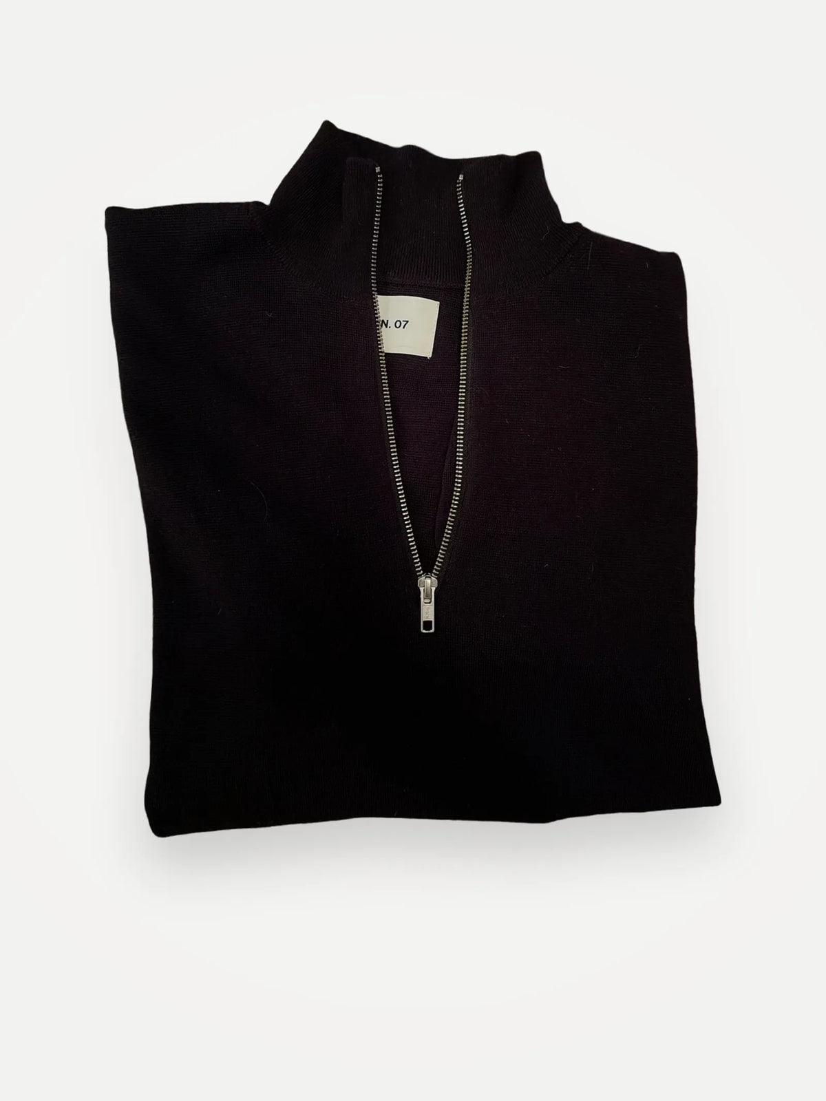 NN07 Harald Half Zip 6530-ullhoodie