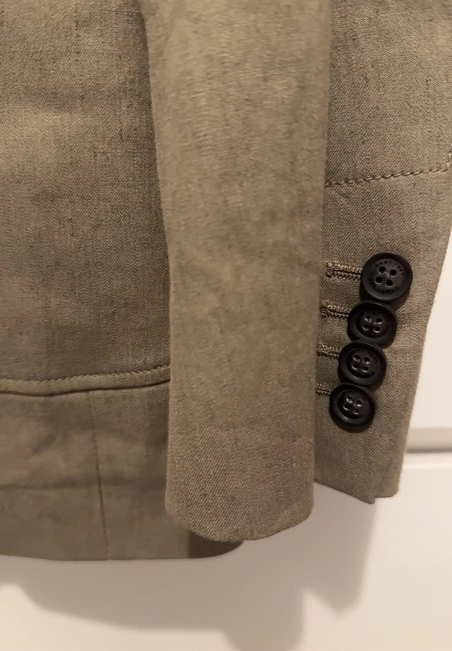 Gant Slim Fit Cotton Linen Blazer