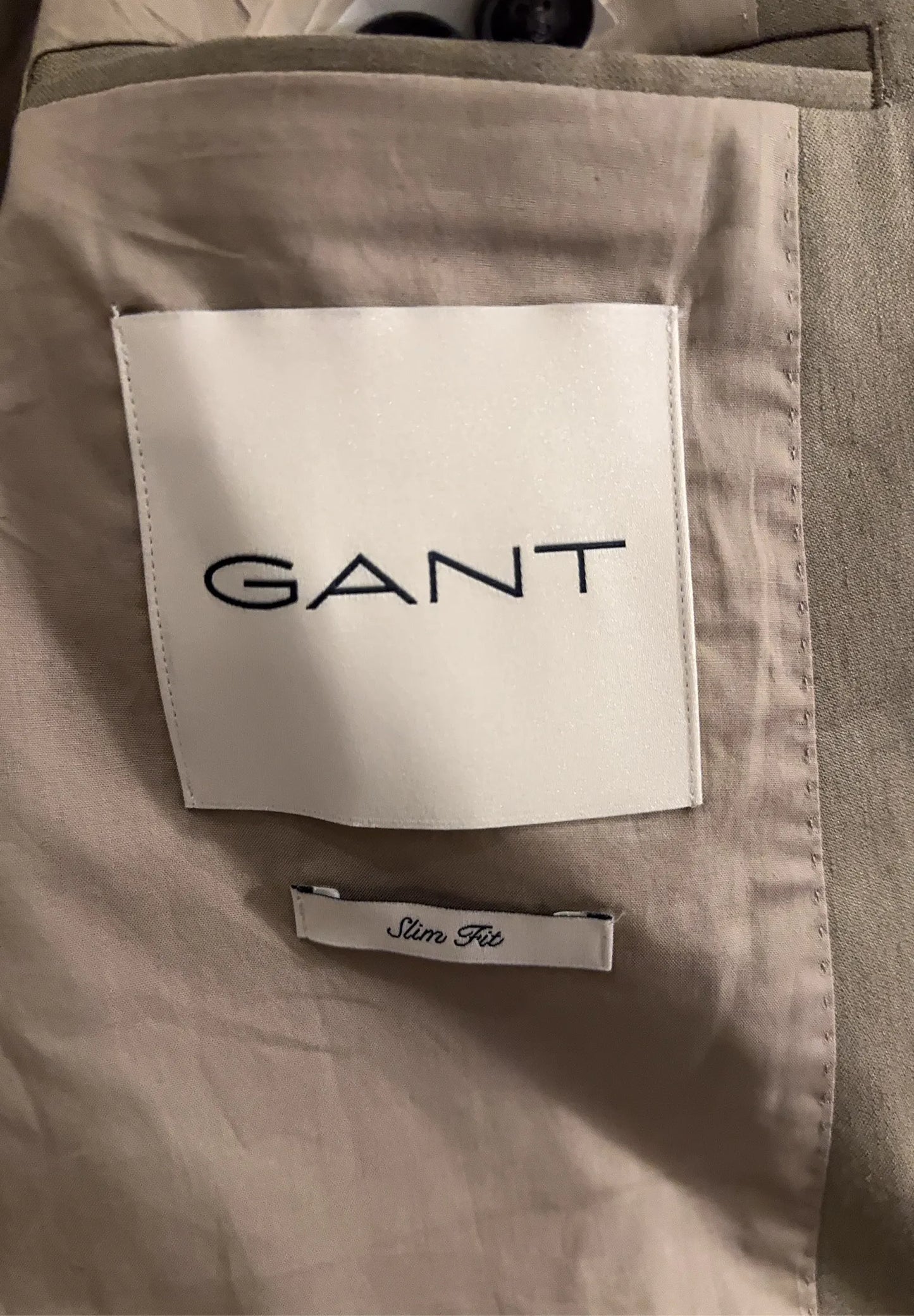 Gant Slim Fit Cotton Linen Blazer