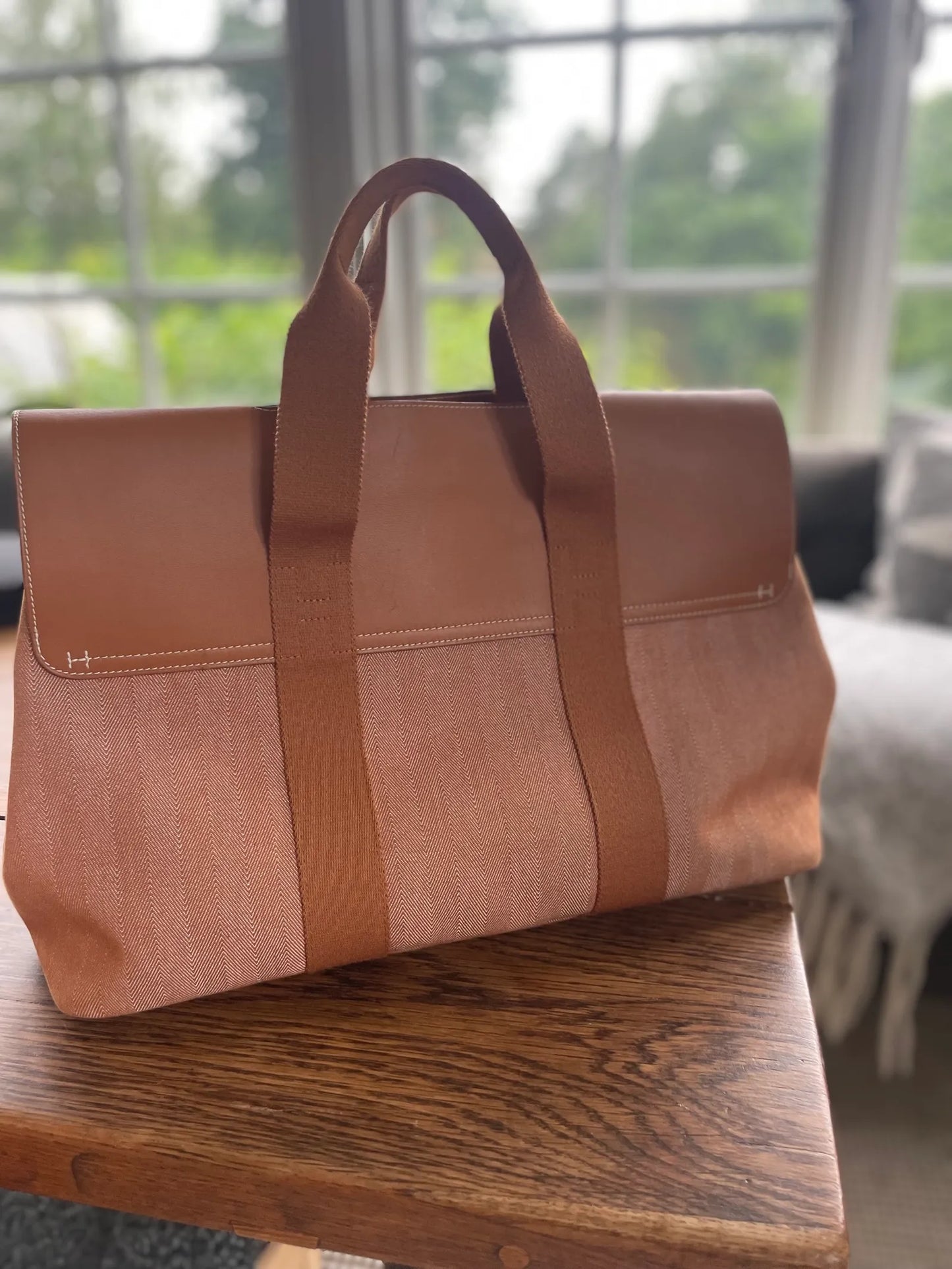 Hermès Valparisio Cloth Tote-handväska