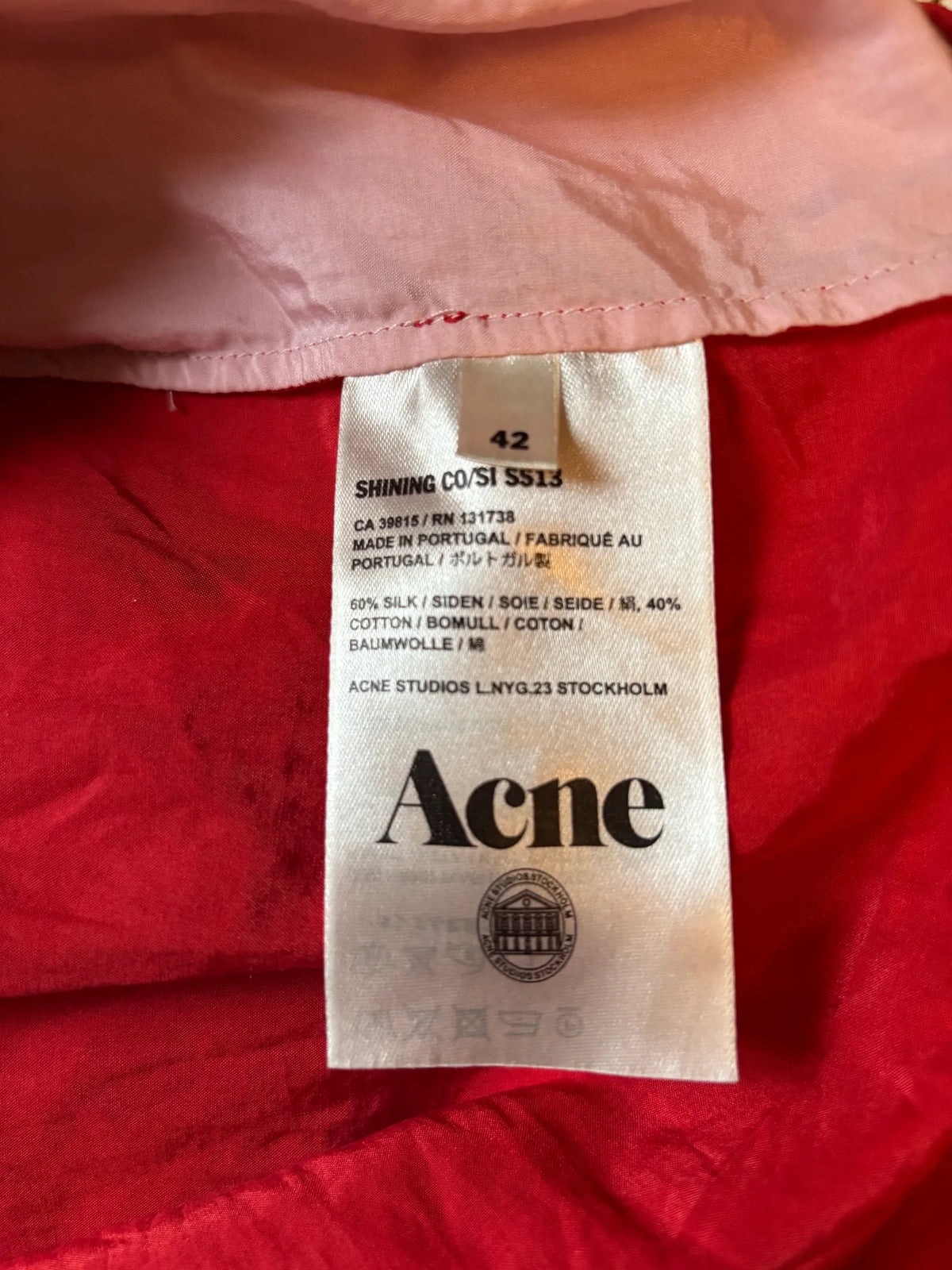 Acne Studios-sidenskjorta