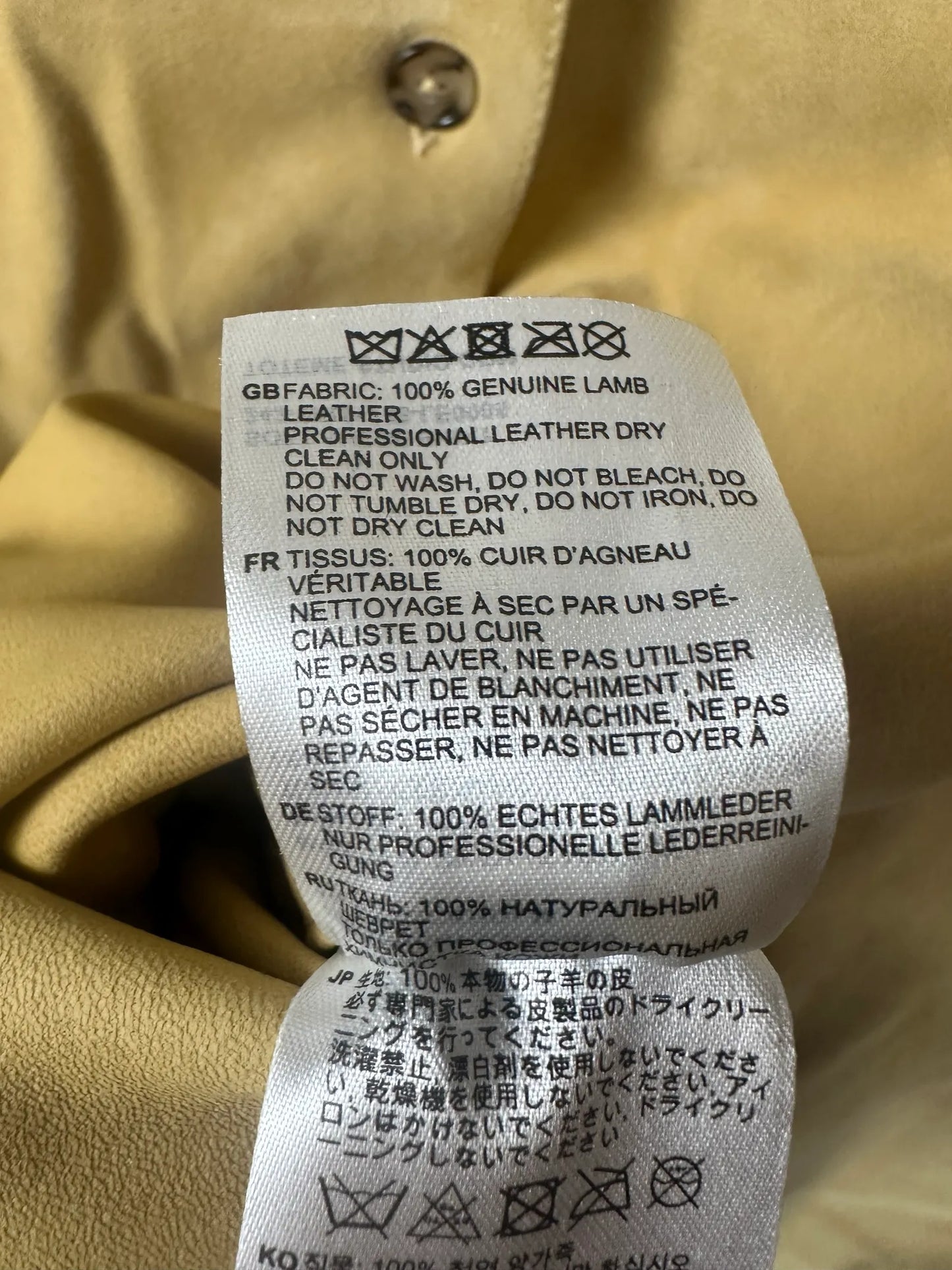 Toteme Soft Suede-skinnjacka