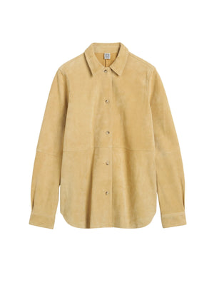 Toteme Soft Suede-skinnjacka