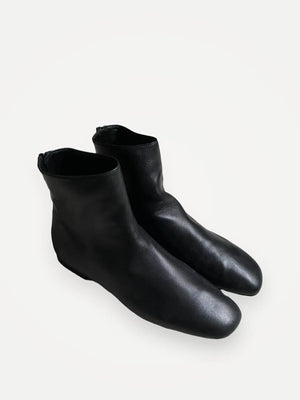 Toteme Contour Nappa Black-skinnboots