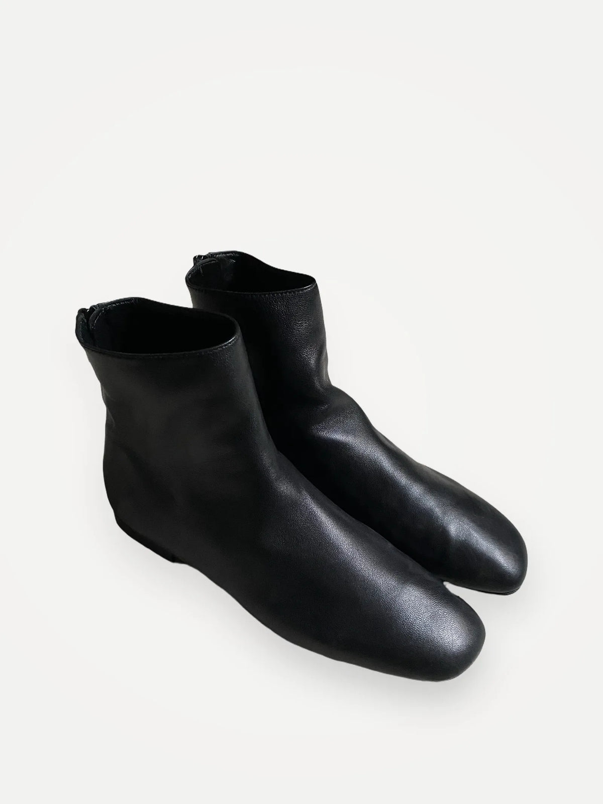 Toteme Contour Nappa Black-skinnboots