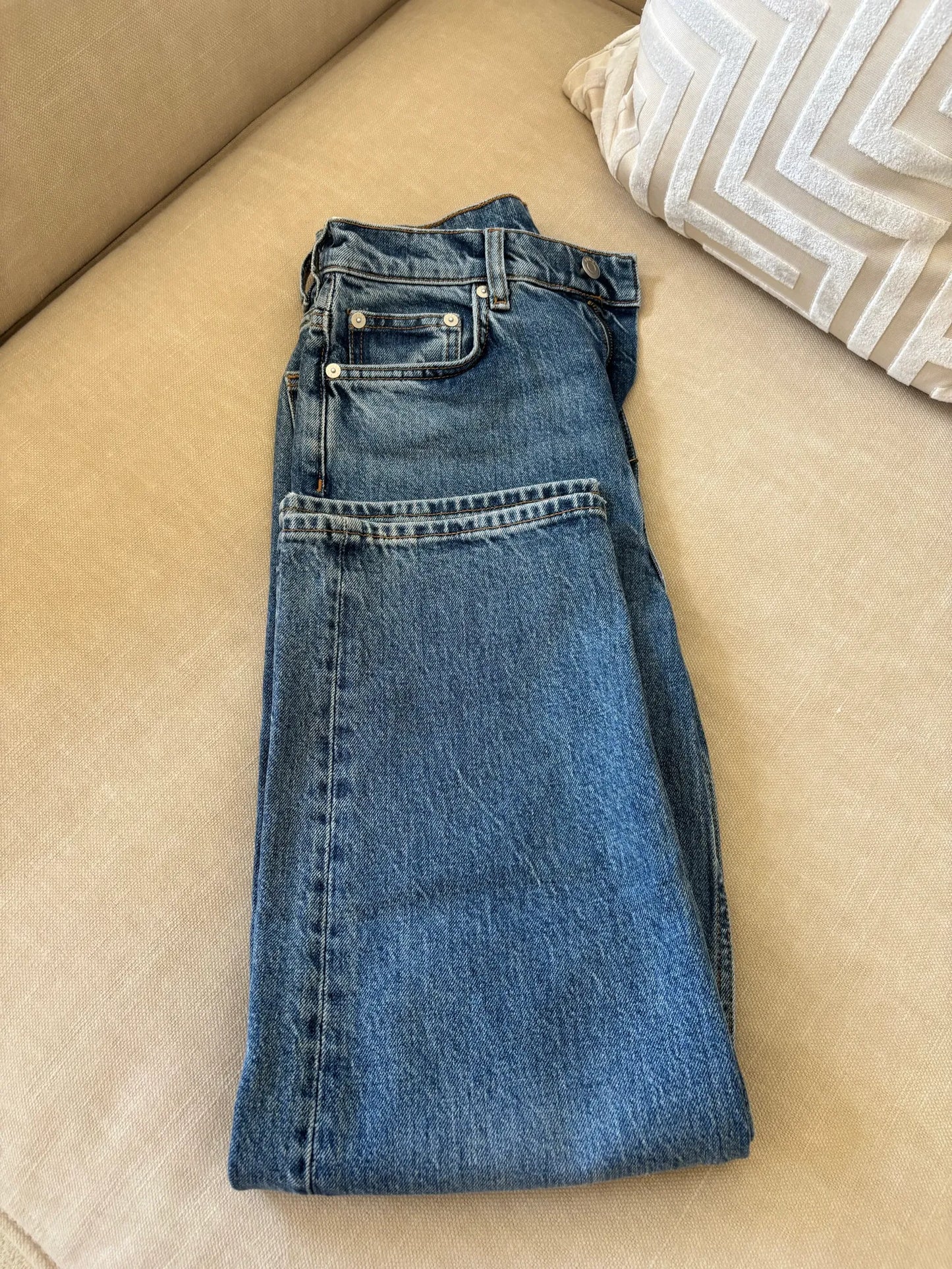 Arket Straight Cropped Stretch-jeans NWOT