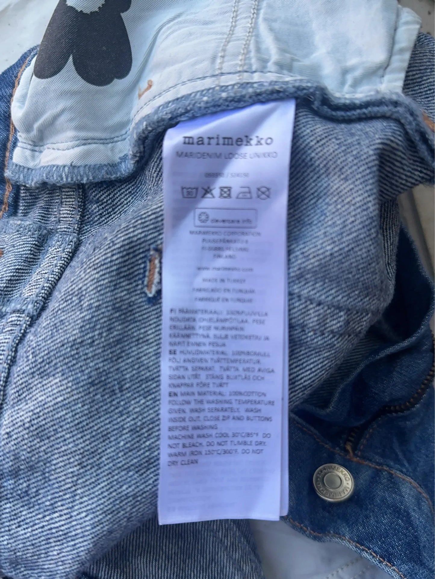 Marimekko Maridenim Loose Uniko-jeans