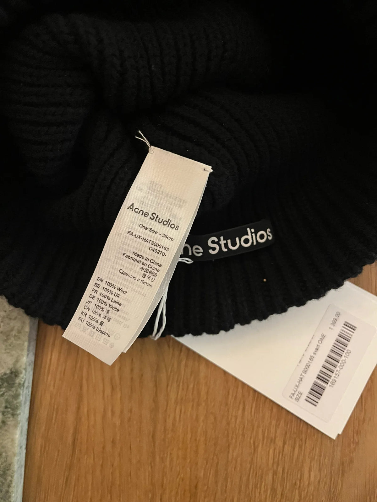 Acne Studios Faux-ullmössa NWT