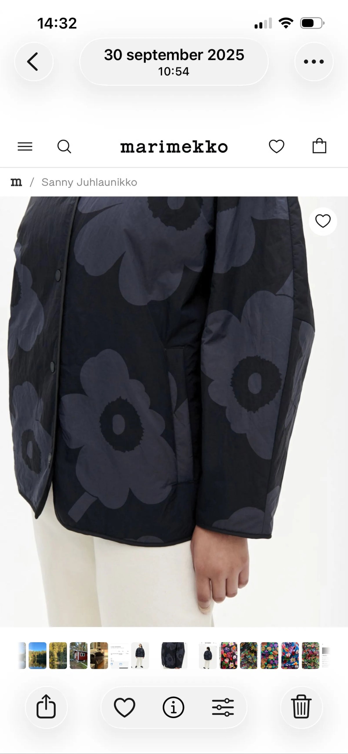 Marimekko-jacka NWOT