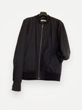 Hope Bomber Black With Light White Stripe-jacka
