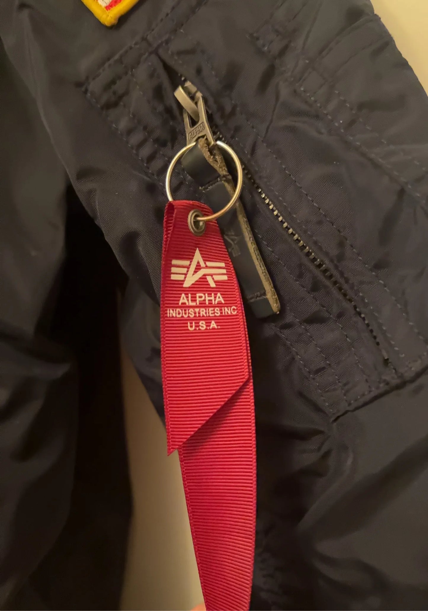 Alpha Industries Ma-1 Tt Two Tone Nasa Reversible Ii Bomber Jacket