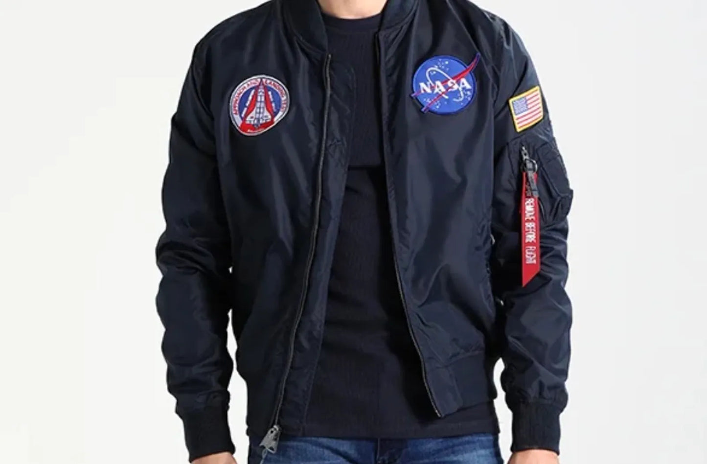 Alpha Industries Ma-1 Tt Two Tone Nasa Reversible Ii Bomber Jacket