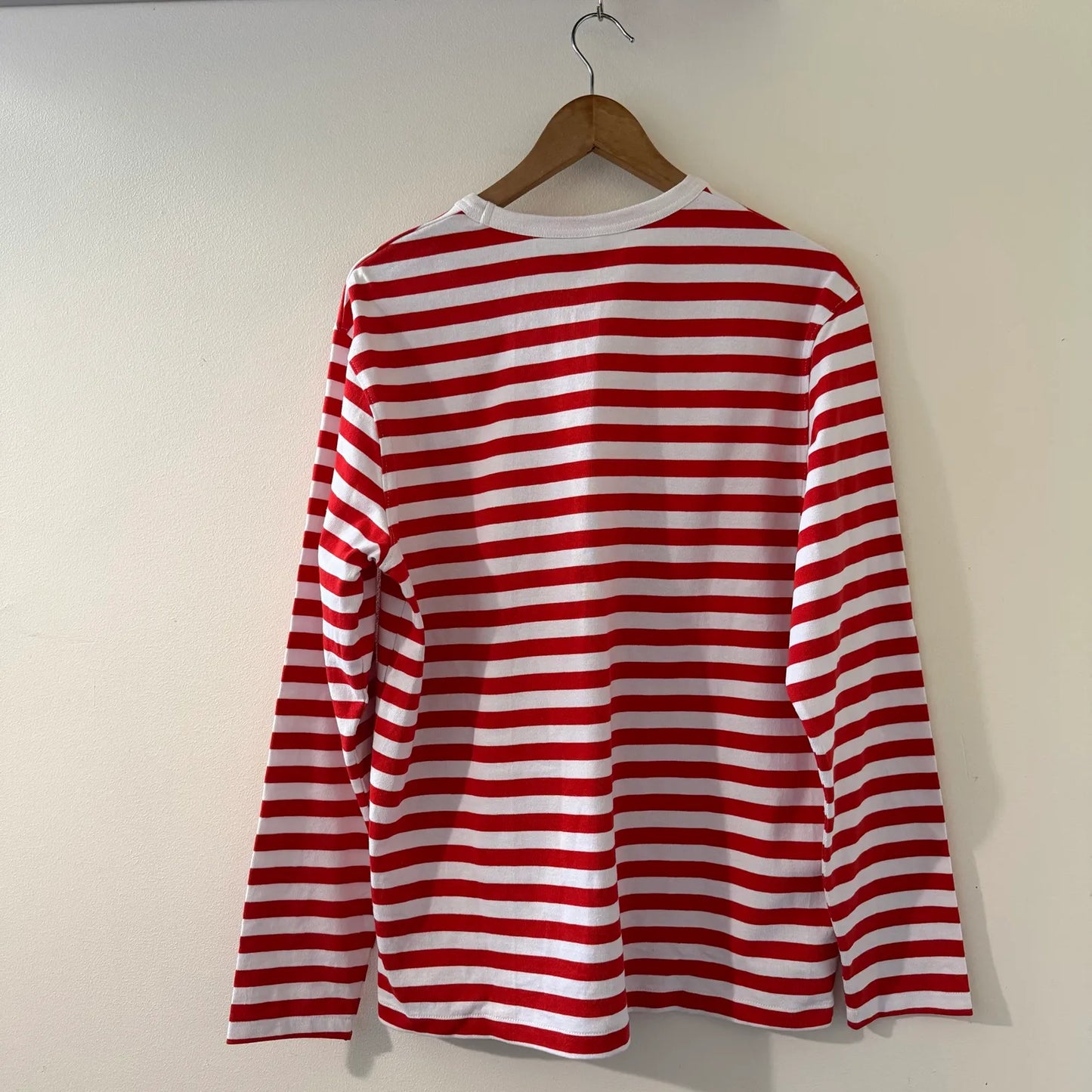 Weekday Moca Stripe Long Sleeve Sweater