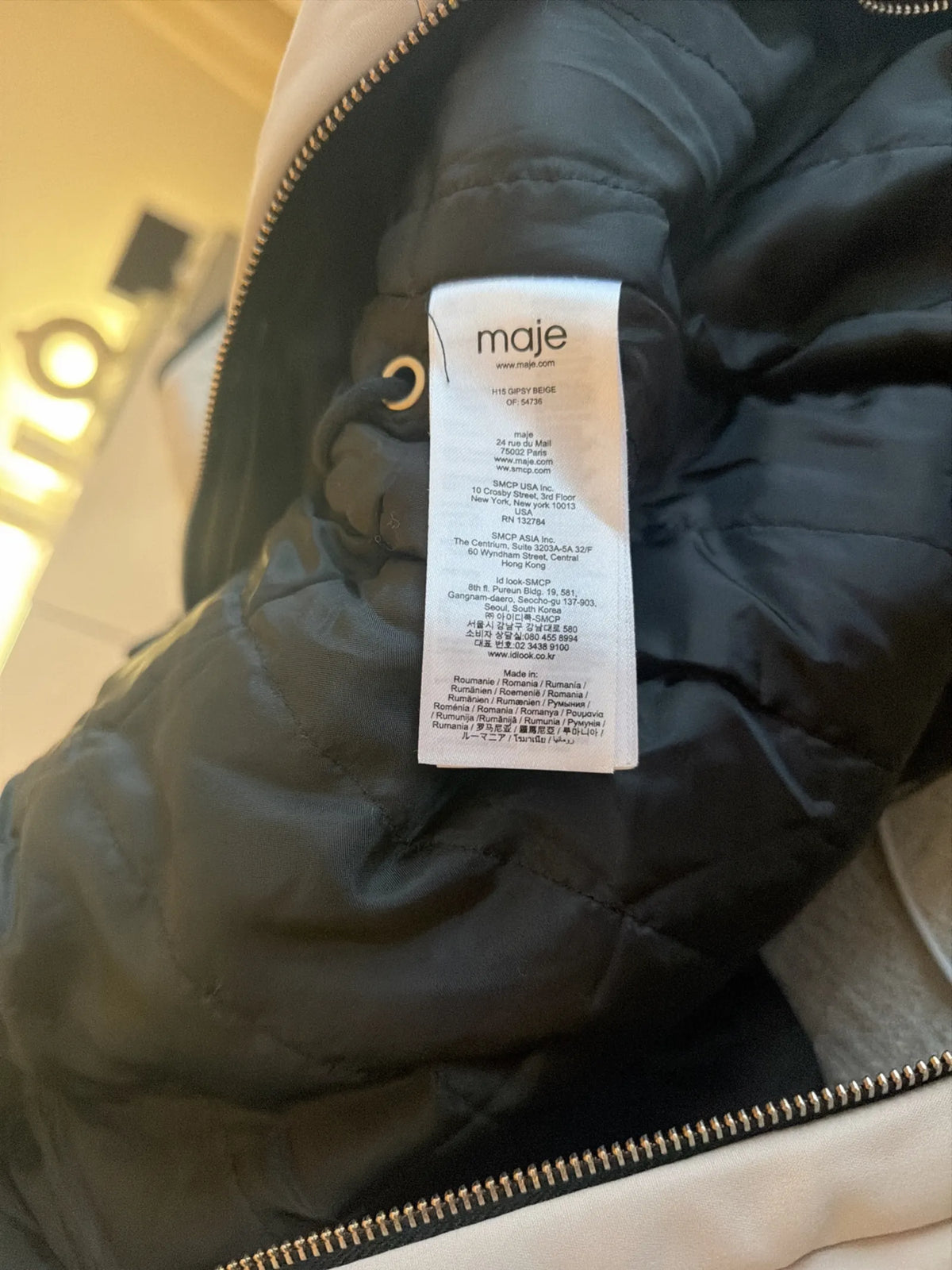 Maje Gipsy Puffer jacket