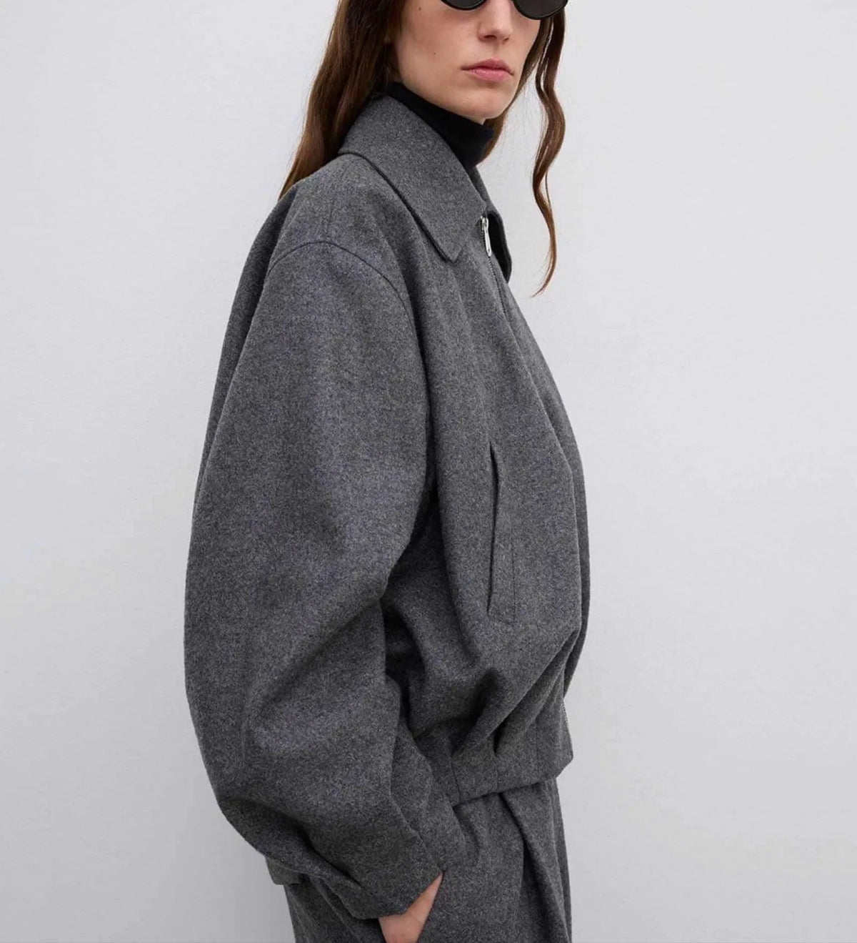 Dagmar Wool Felt Blouson | House Of Jacket