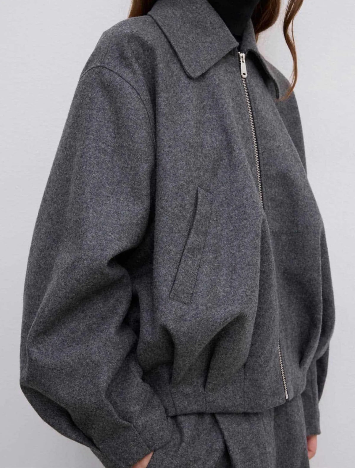 Dagmar Wool Felt Blouson | House Of Jacket