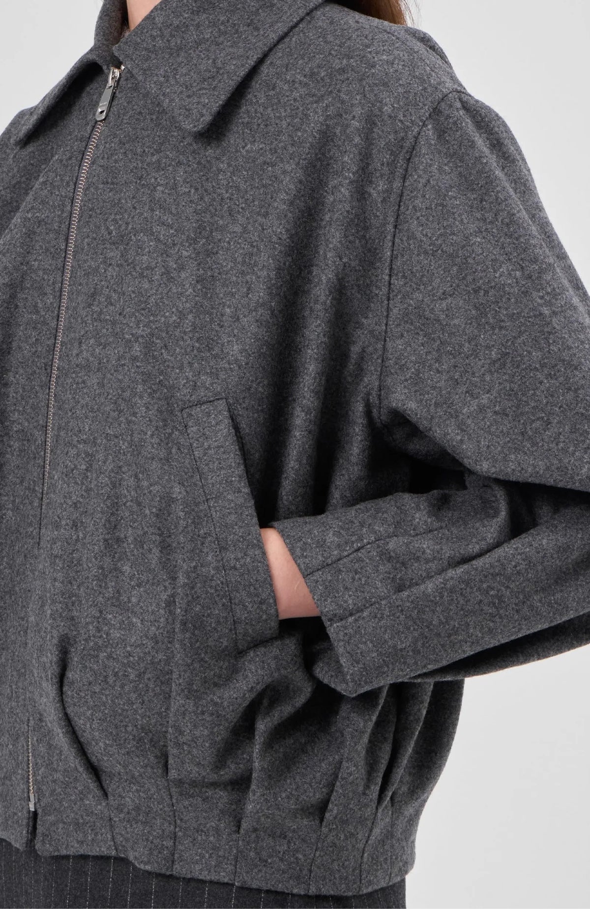 Dagmar Wool Felt Blouson | House Of Jacket