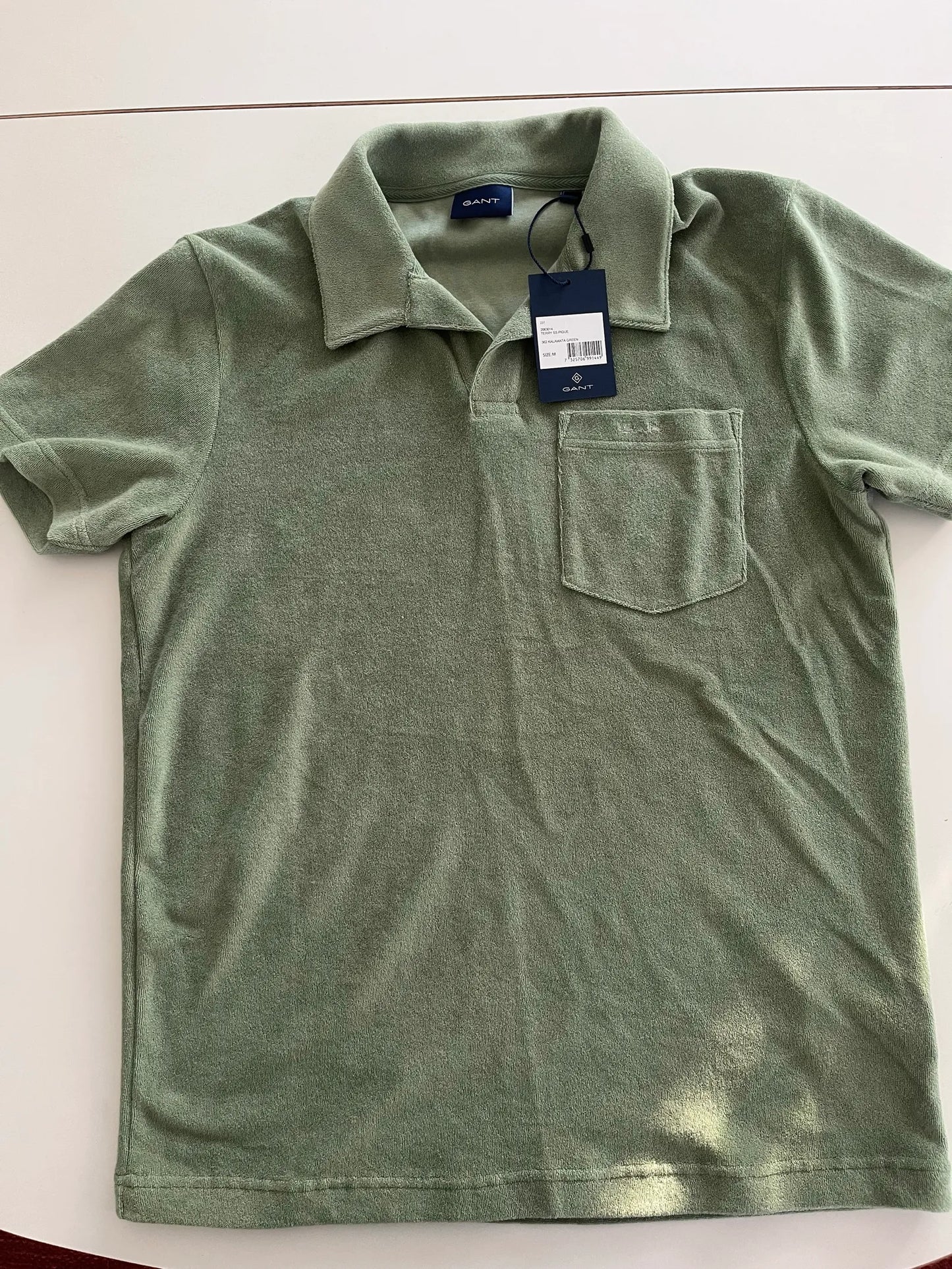 Gant Terry Ss Pique-piké NWT