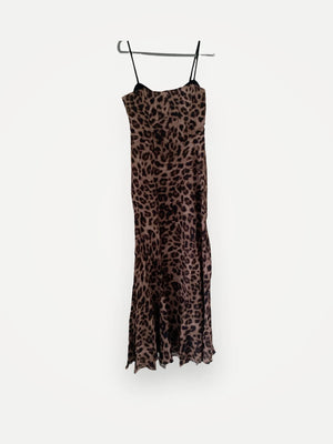 Forever New Clearing Leopard Corset Maxi Dress