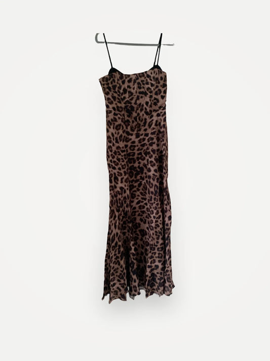 Forever New Clearing Leopard Corset Maxi Dress