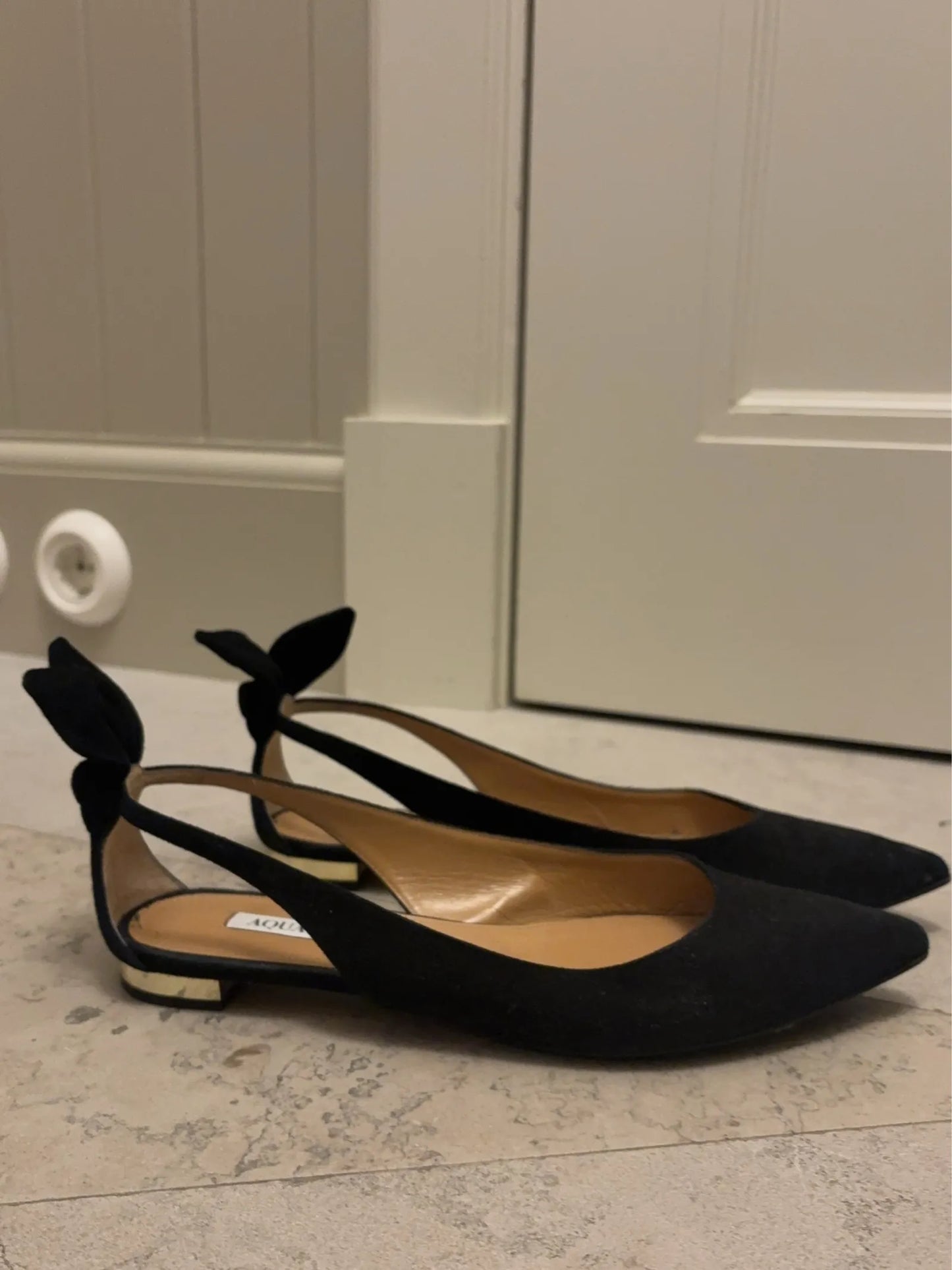 Altuzarra Bow Tie Ballet-ballerinaskor
