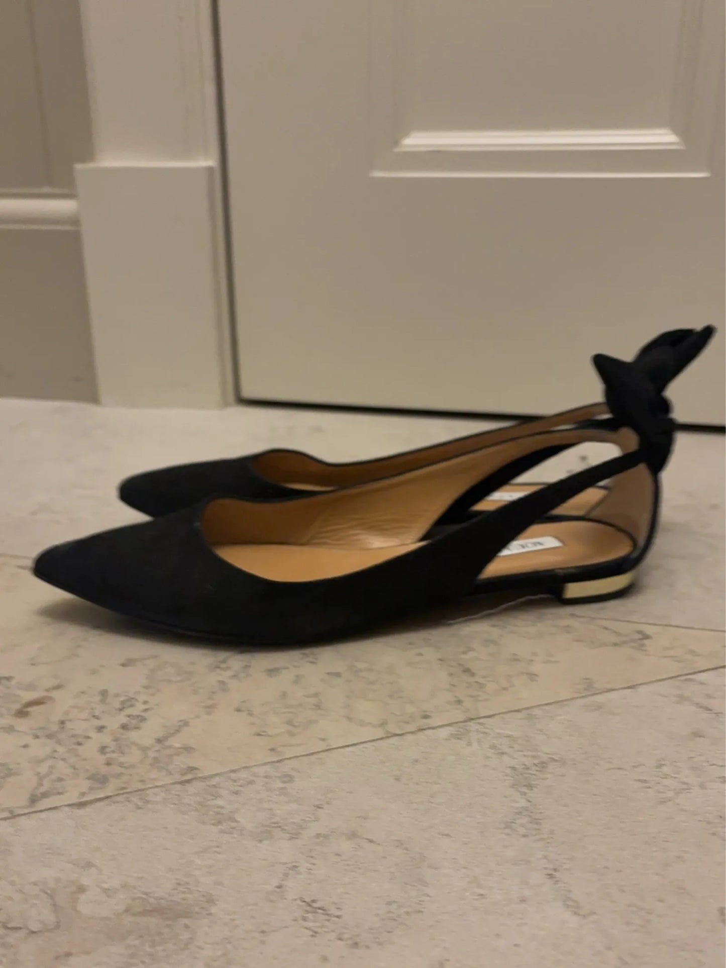 Altuzarra Bow Tie Ballet-ballerinaskor
