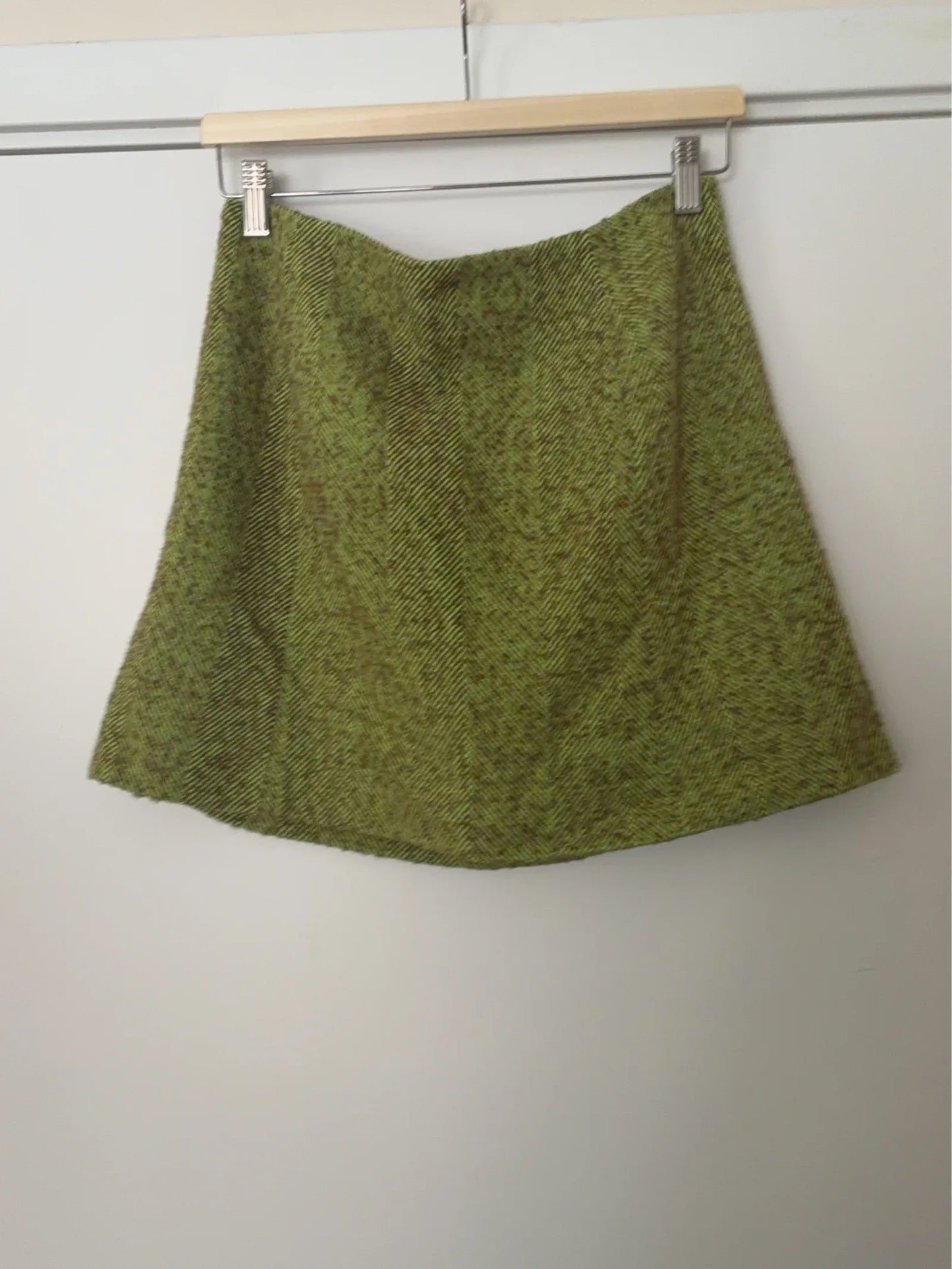 Arket Herringbone Mini Skirt
