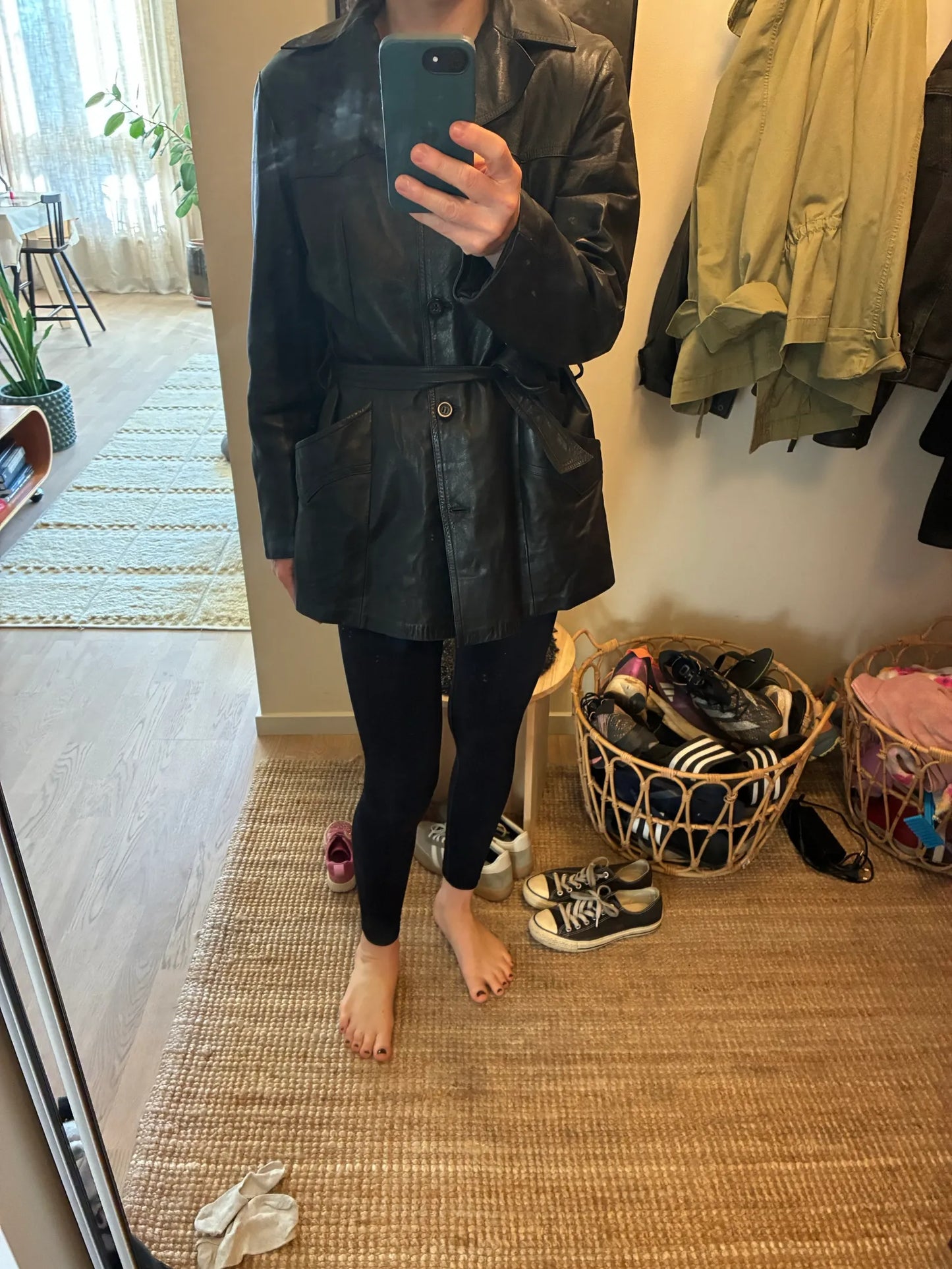 Leather jacket
