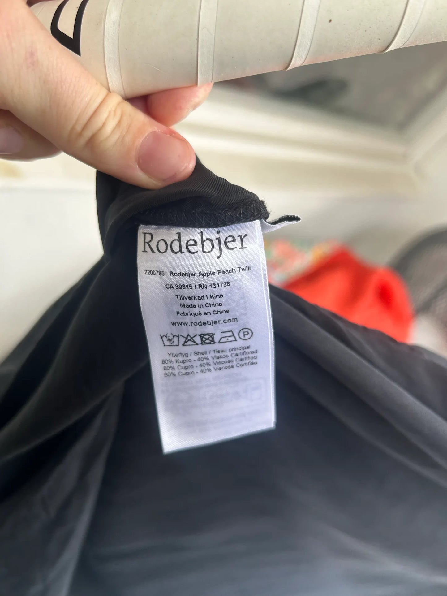 Rodebjer Apple Peach Twill-klänning