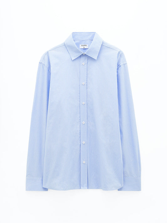 Filippa K Striped Cotton-skjorta