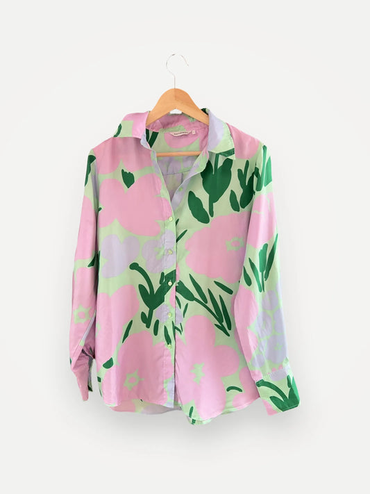 Marimekko-sidenskjorta