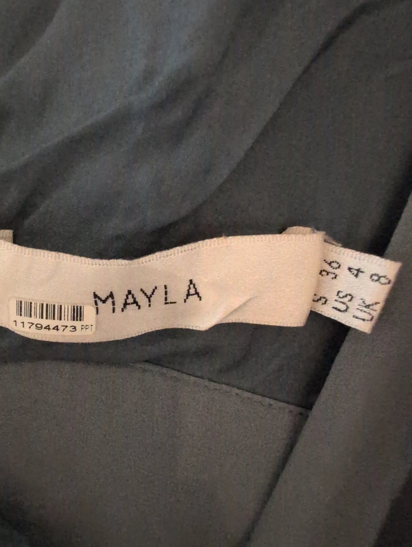 Mayla-sidenklänning