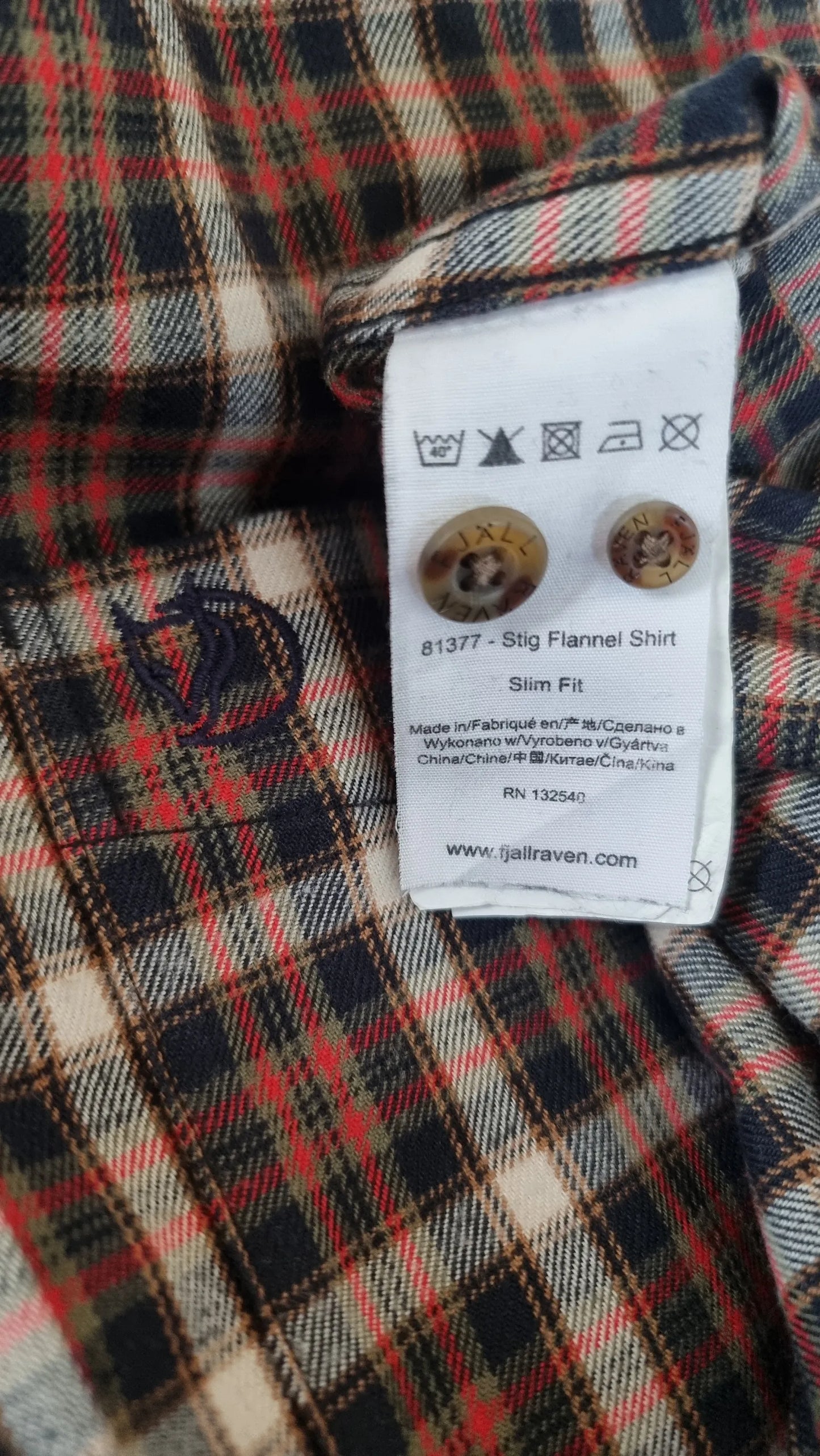 Fjällräven Stig Flannel Slim Fit Shirt