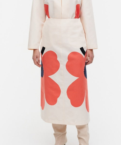 Marimekko Kaksi Heijastus Unikko Skirt