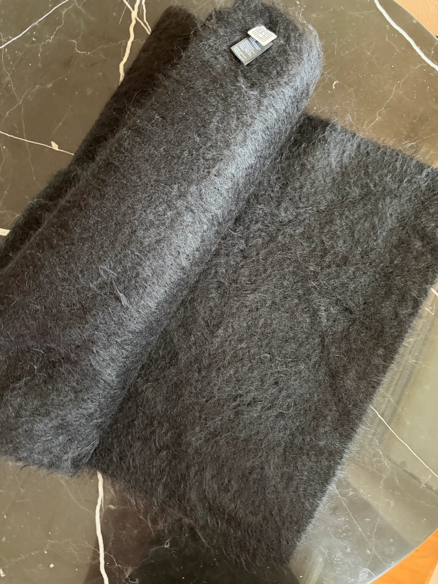 Toteme Alpaca Knit-ullsjal NWOT