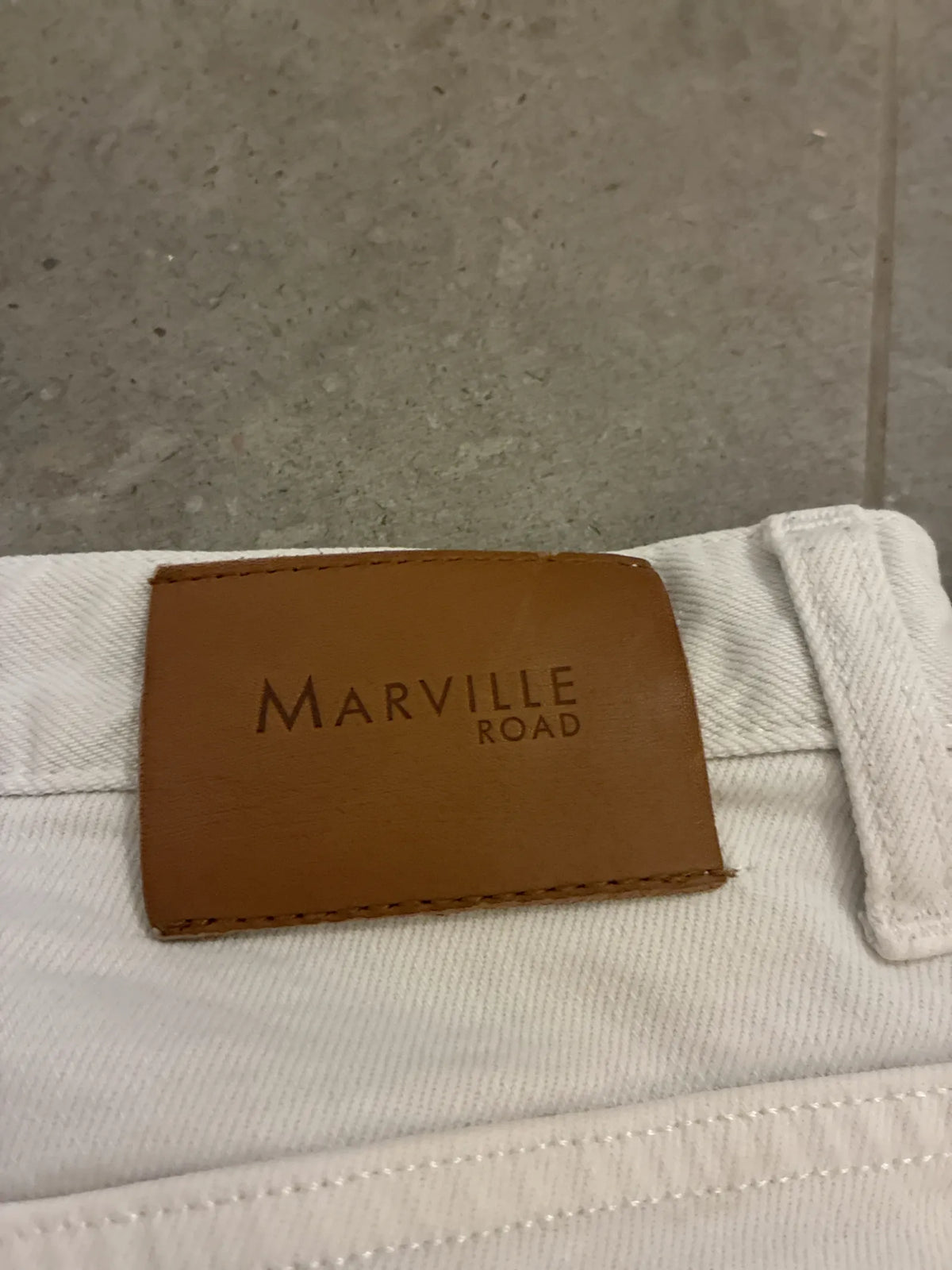 Marville Road Wide Ecru-byxor