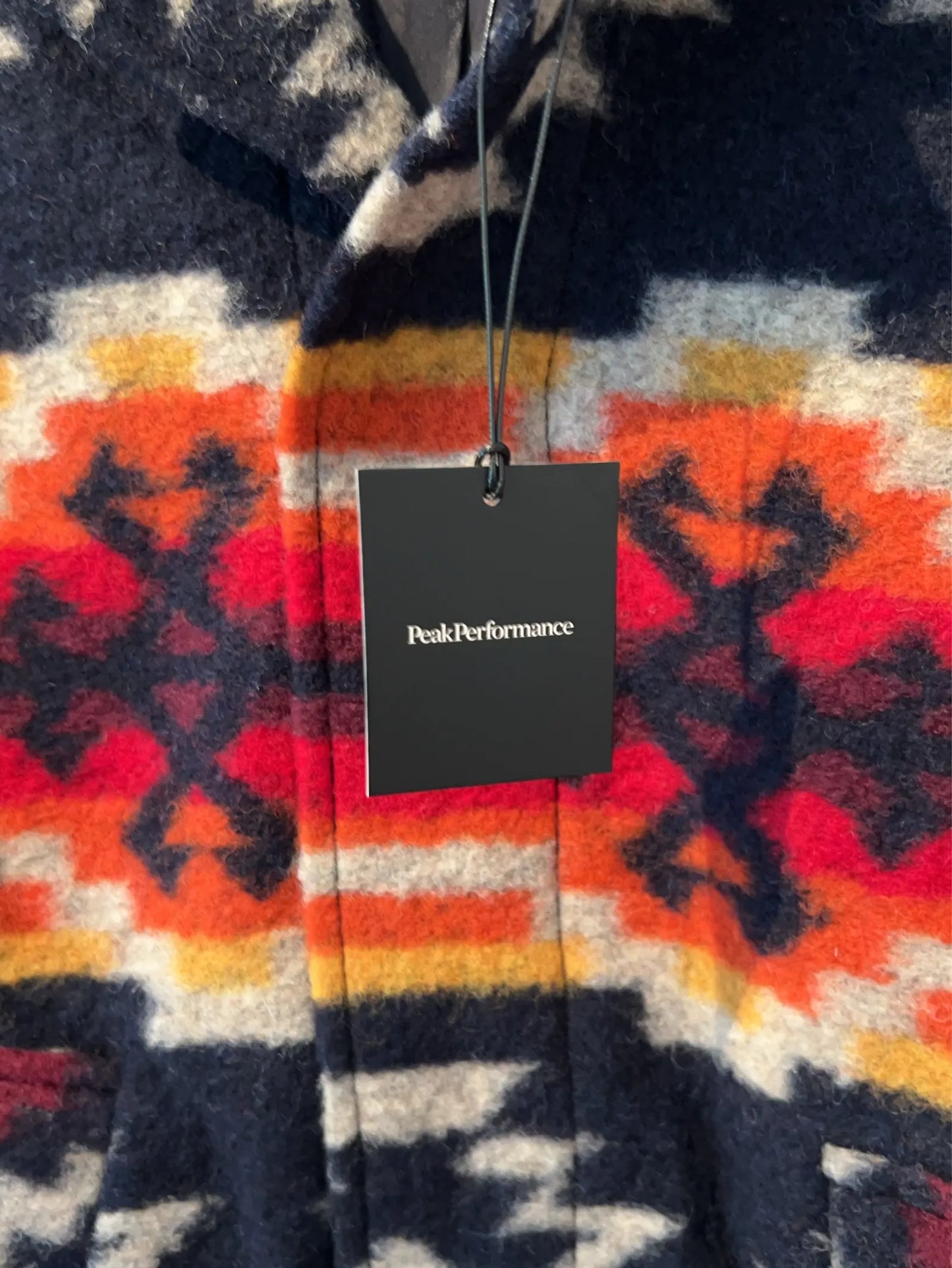 Peak Performance M Wool Pattern Folk Jacket
